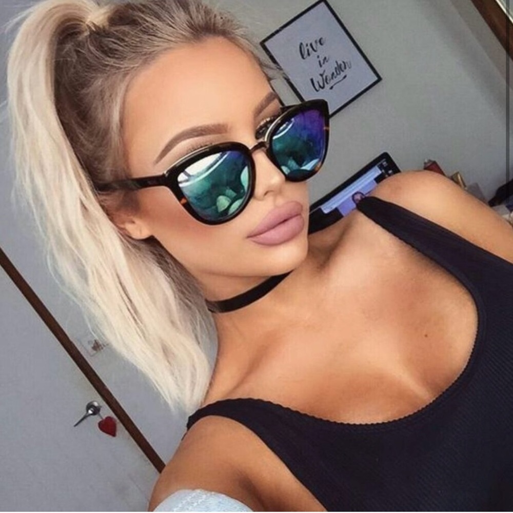 Quay blue lens “My Girl” sunglasses